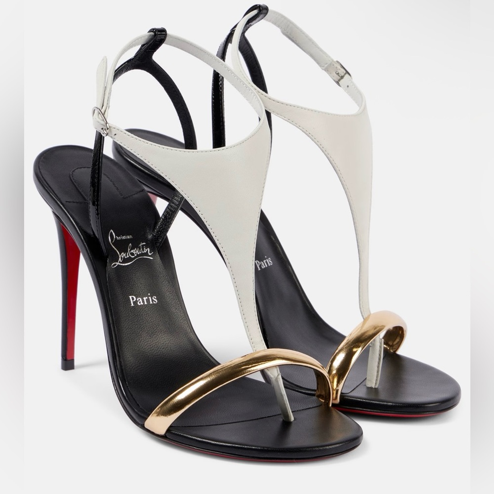 Christian Louboutin Athina 100 leather sandals